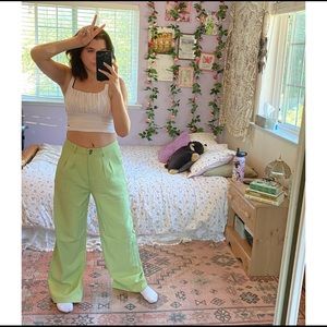 Light Green Cider Trousers - Size M